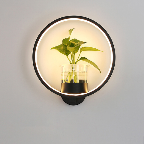 Classic LED Ring Lamp with Flower Pot