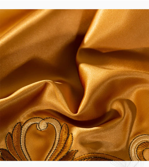 Aristocratic Brocade Egyptian Cotton Luxury Bedding Set