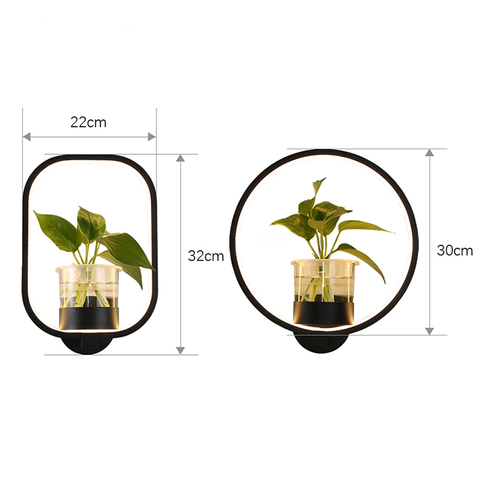 Classic LED Ring Lamp with Flower Pot