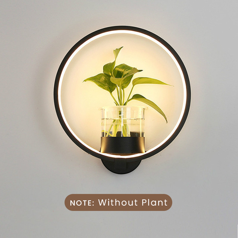 Classic LED Ring Lamp with Flower Pot