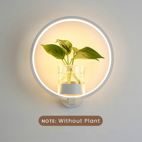 Classic LED Ring Lamp with Flower Pot