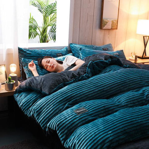 Deluxe Velvet Duvet Cover Set