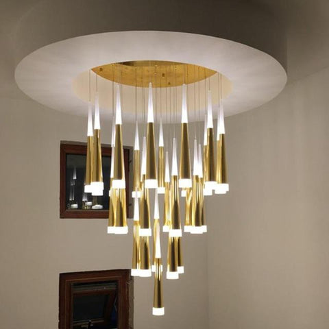 Kamalei - Modern Aluminum Acrylic Luminaire - Silky decor