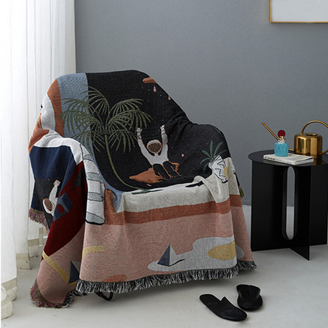 Surreal Art Thread Blanket