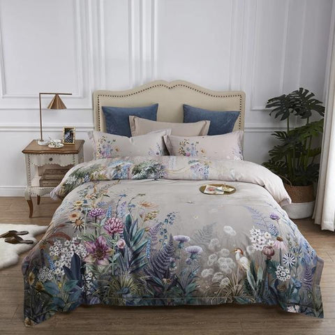 Miya - Colorful Cotton Duvet Cover Set - Silky decor