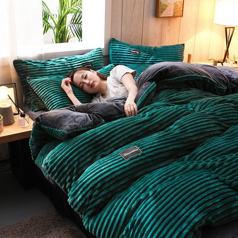 Deluxe Velvet Duvet Cover Set