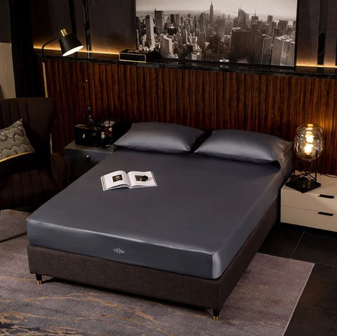 Black Egyptian Cotton Duvet Set 700 Thread Count