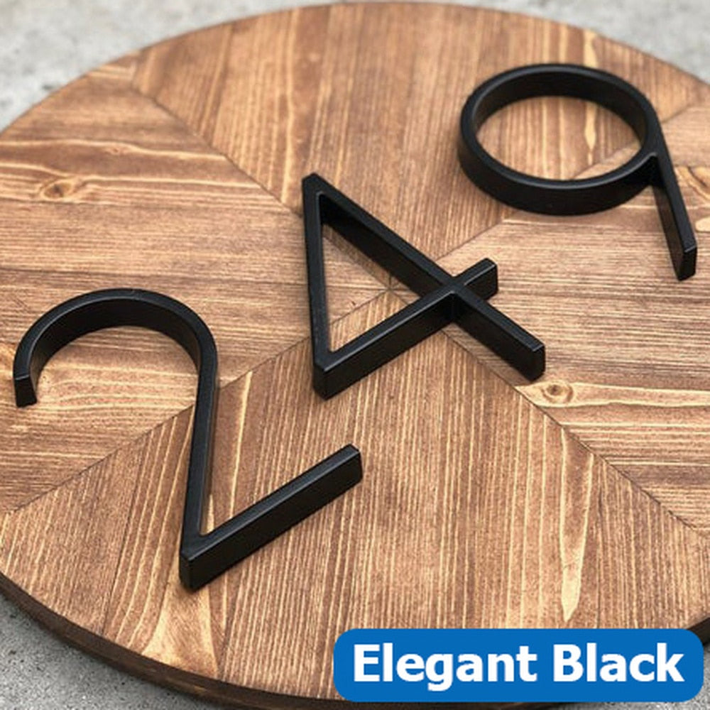 Modern House Numbers– Silky decor