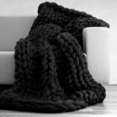 Deluxe Braided Wool Blanket
