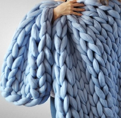 Deluxe Braided Wool Blanket