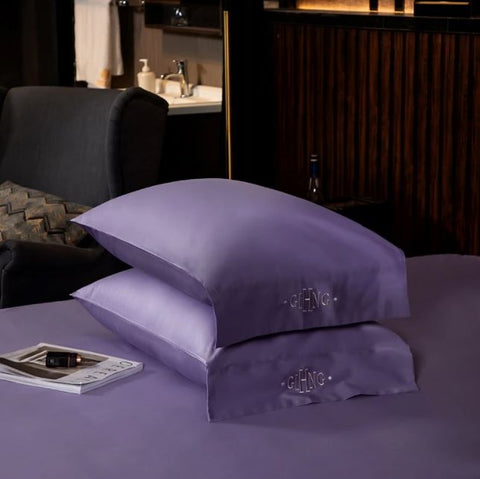 Black Egyptian Cotton Duvet Set 700 Thread Count