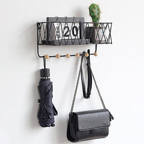 Shilin - Wall Mount Hanging Organizer - Silky decor