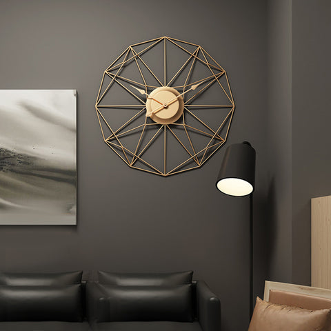 Modern Design Iron Wall-Mounted Clock