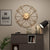 Modern Design Iron Wall-Mounted Clock