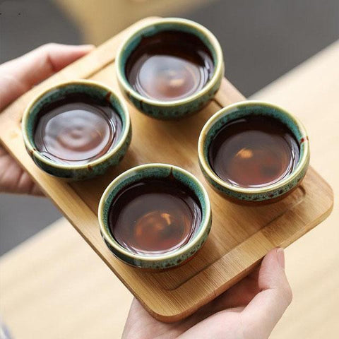 Paroy - Portable Compact Ceramic Tea Set - Silky decor