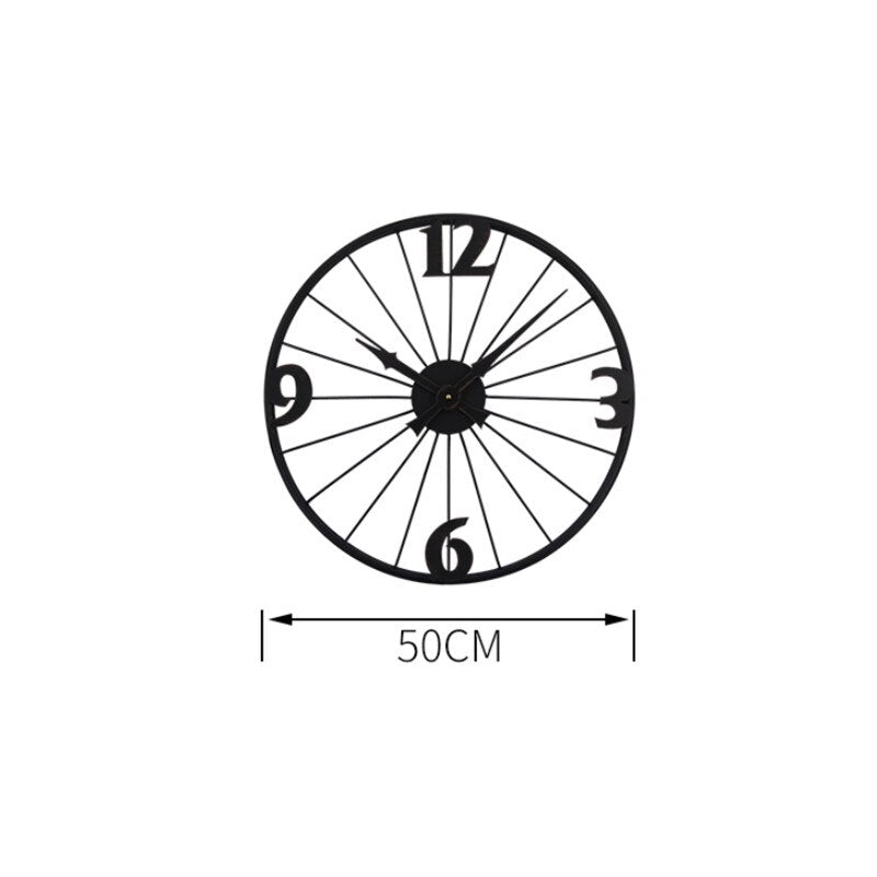 Modern Minimalist Metal Wall Clock Silky Decor modern-minimalist-metal-wall-clock-silky-decor