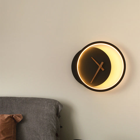 Luxury Wall Lamp with Clock