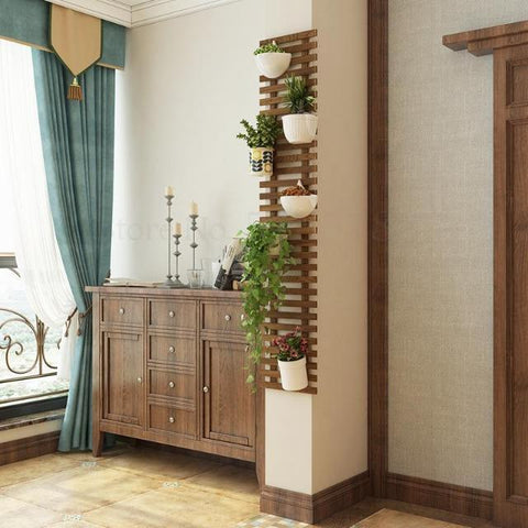 Vase - Wall Hanging Flower Pot Shelf - Silky decor