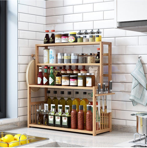 Classic Bamboo Storage Rack