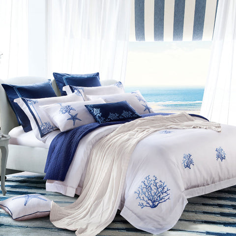Lux Bed Embroidered Bedding Set