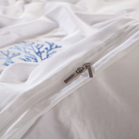 Lux Bed Embroidered Bedding Set