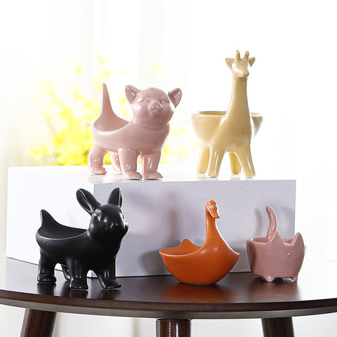 Ceramic Animal Shaped Bowl