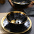 Gold Inlay Ceramic Soup Bowl