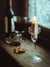 Vintage Crystal Glass Candle Holder
