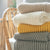 Soft Tassel Knitted Throw Blanket