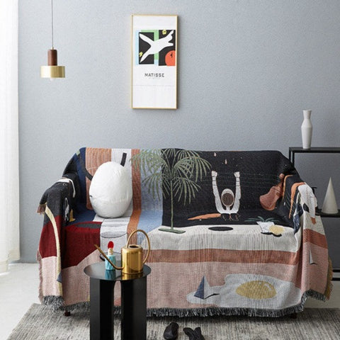 Surreal Art Thread Blanket