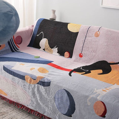 Surreal Art Thread Blanket