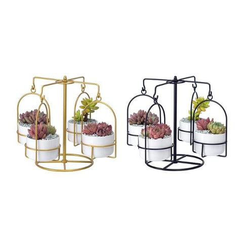 Helen - Movable Flower Pots - Silky decor