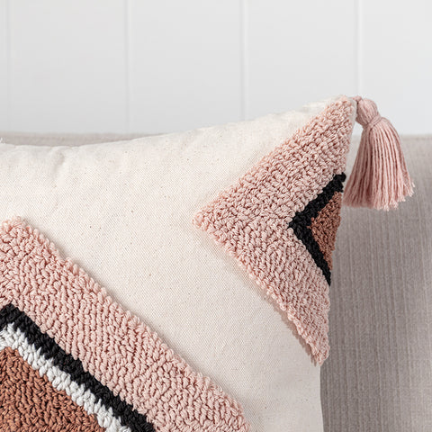 Boho Embroidered Throw Pillowcase