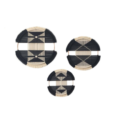 Round Hand-woven Tapestry