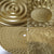 Trendy Round Golden Wall Decoration