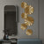 Trendy Round Golden Wall Decoration