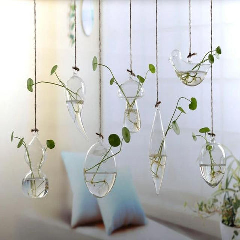 Jing - Hydroponic Hanging Flower Pot - Silky decor