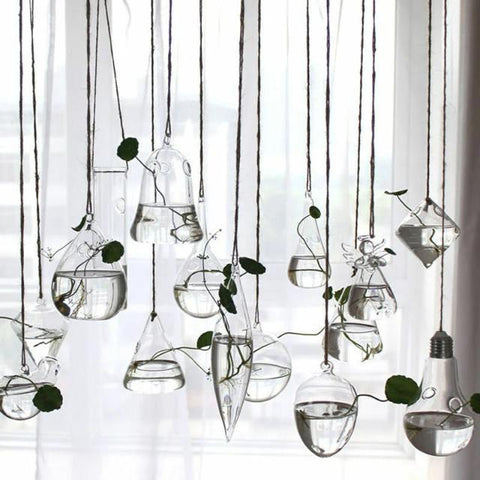 Jing - Hydroponic Hanging Flower Pot - Silky decor