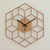 Hexagonal Silent Wall Clock