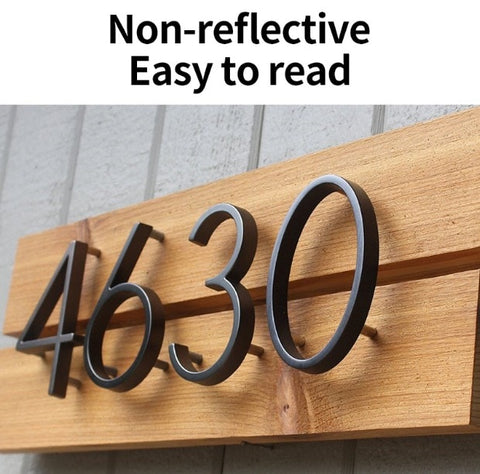 Modern House Numbers