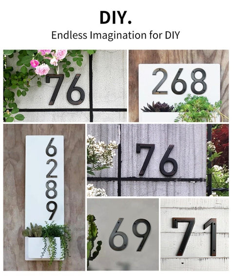 Brea - The house number - Silky decor