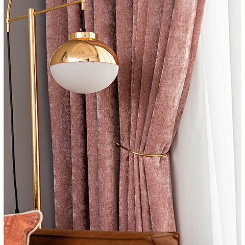 Modern Blackout Chenille Curtains
