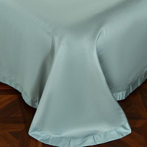 VINTAGE CHIC PEACOCK EMBROIDERY DUVET SET