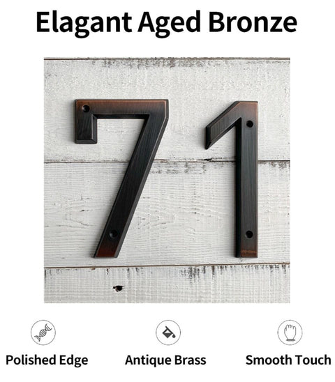 Brea - The house number - Silky decor