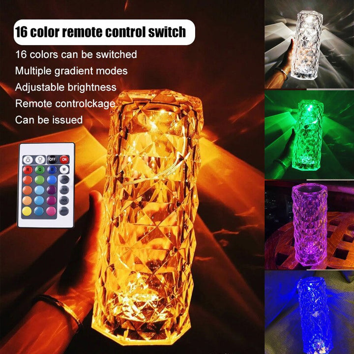 Crystal Color Changing Touch Control– Silky decor