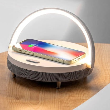 Victoria Wireless Charger Speaker Lamp