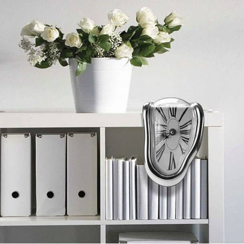 Modern Melting Wall Clock