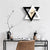 Black And White Vintage Wall Clock