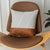 Luxurious Leather and Cotton Cushion Cover