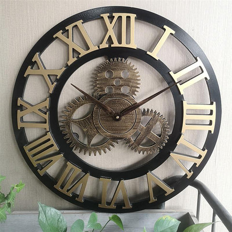 Industrial Style Wall Clock